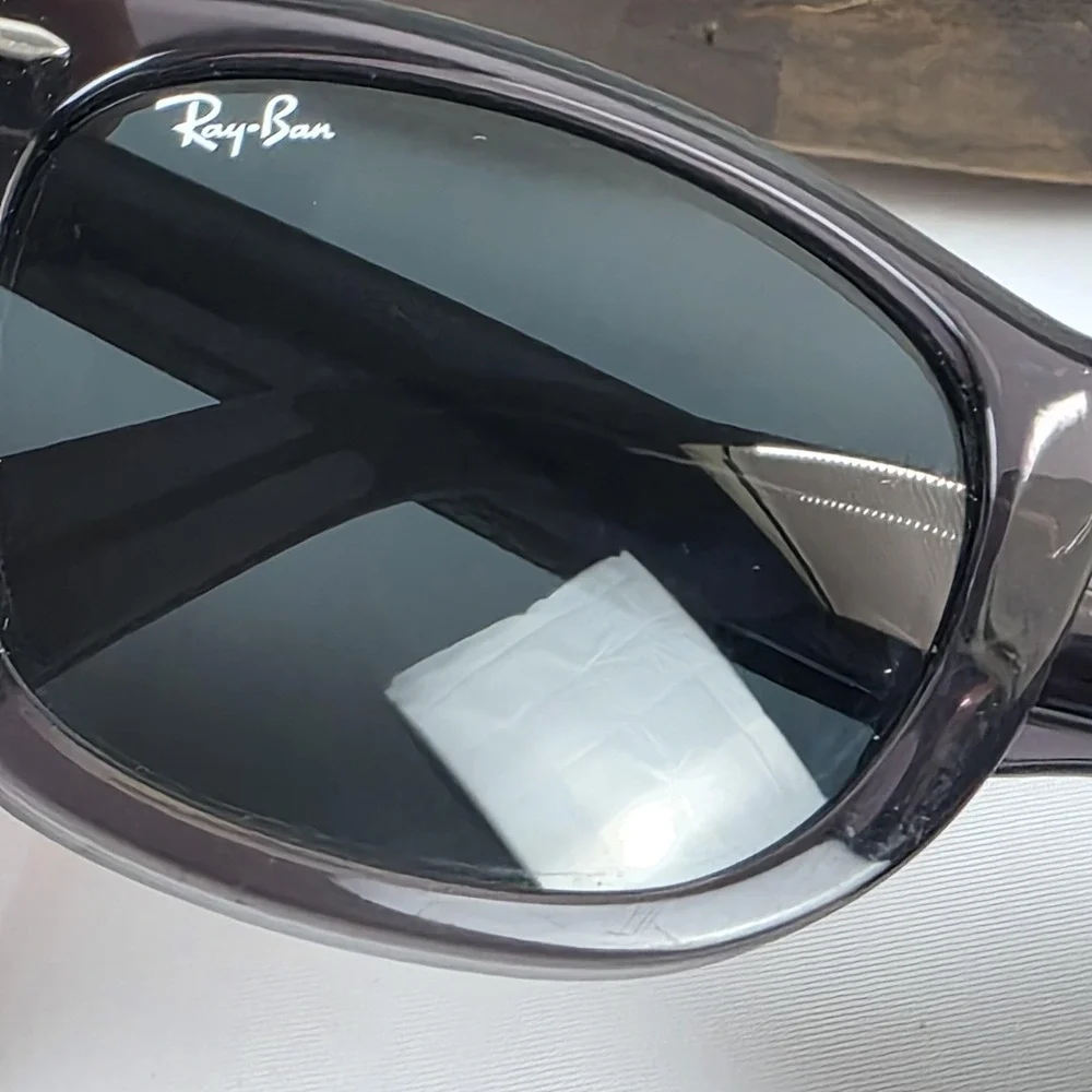 Ray-Ban RB2140 Wayfarer Sunglasses Mens 50-22 Black Gray Tinted Italy 6641/R5